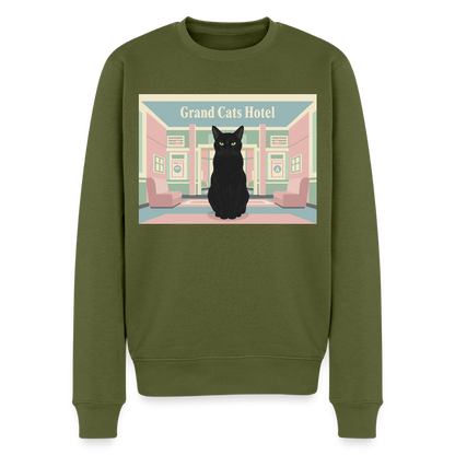 Grand Hotel Krümel |  Männer Premium Pullover - Khaki