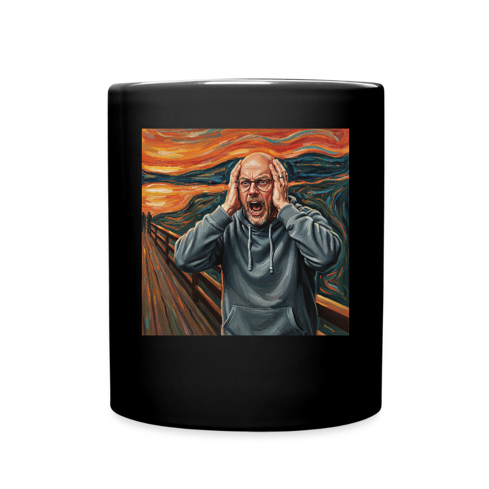 Der Schrei… wenn es wirklich reicht | Tasse - Schwarz