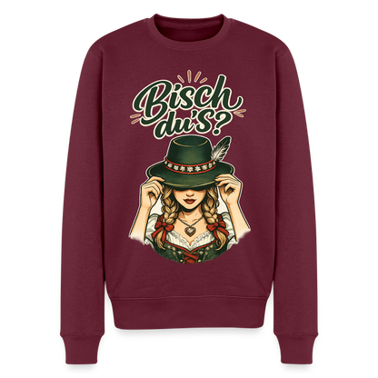 Bisch du’s? – Der Blick sagt alles |  Männer Premium Pullover - Burgunderrot