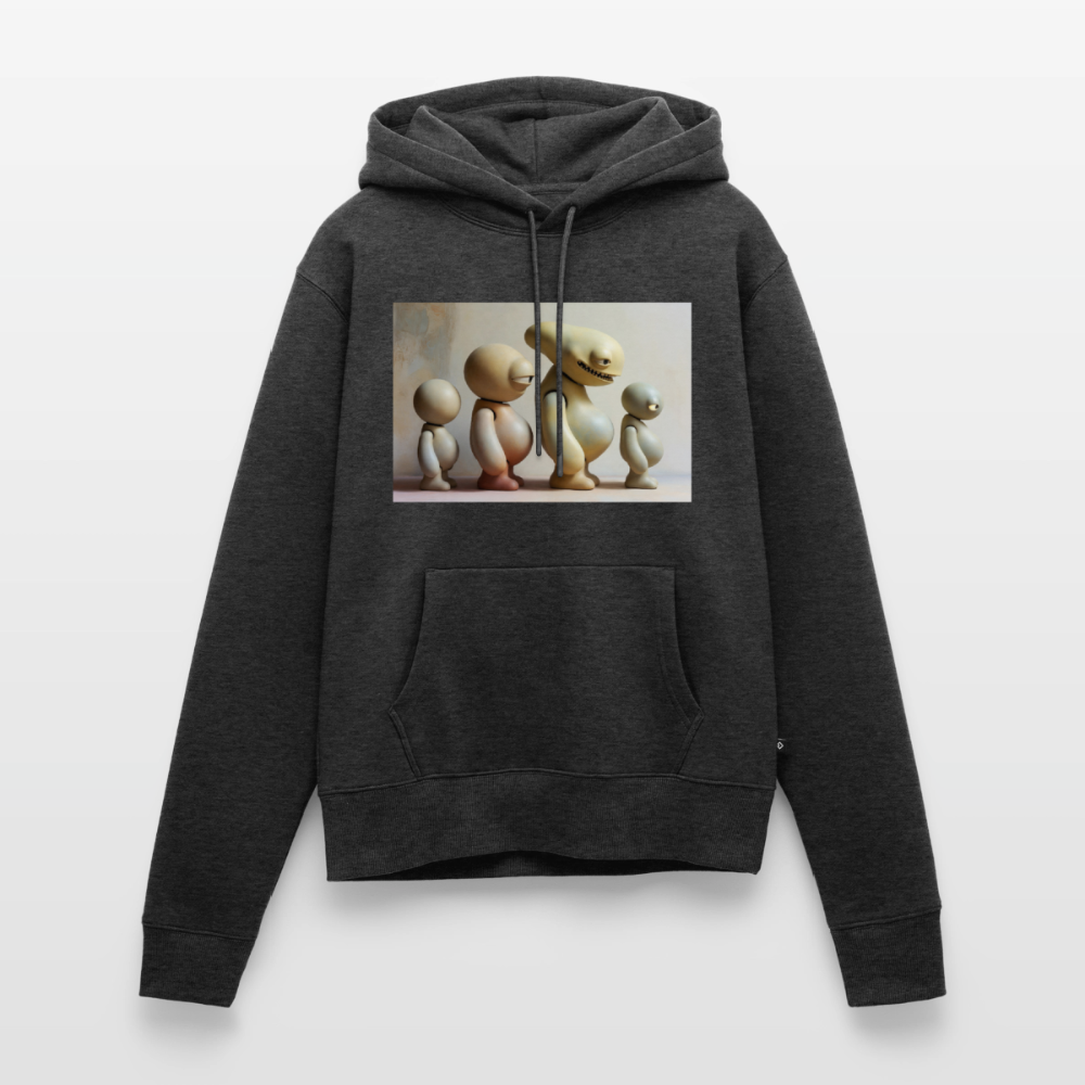So wachsen wir also | Frauen Premium Hoodie - Anthrazit meliert