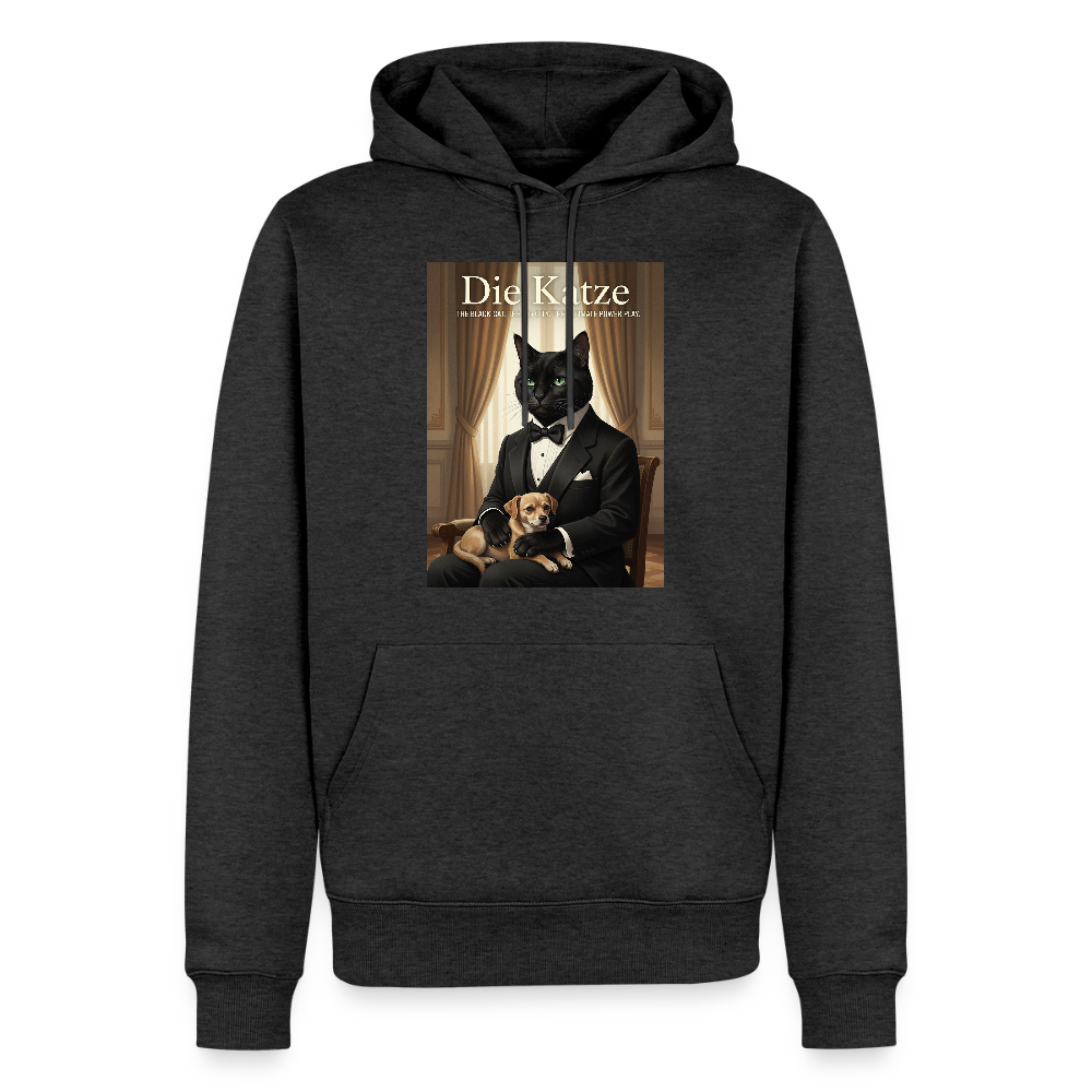 Die Katze – Krümel regelt das | Männer Premium Hoodie - Anthrazit meliert