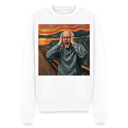 Der Schrei… wenn es wirklich reicht |  Männer Premium Pullover - Weiß