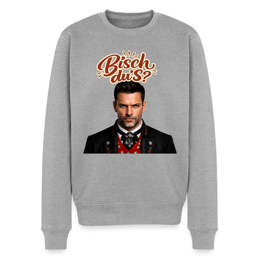 Bisch du’s? – Schwarzwaldkerl |  Männer Premium Pullover - Grau meliert