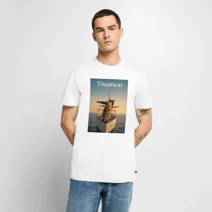 Titanicat – Ich bin der König der Kratzbäume | Männer Premium T-Shirt - Weiß