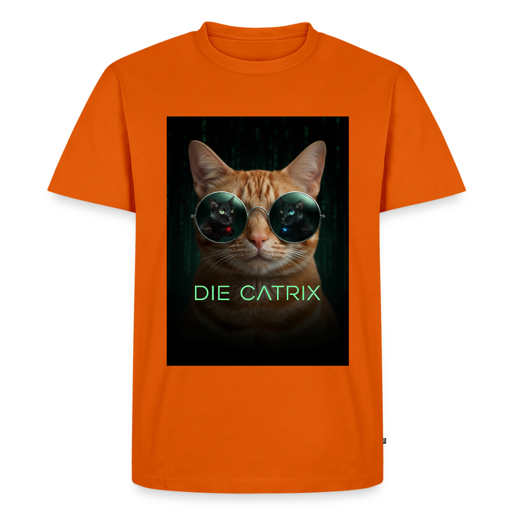 Die Catrix – Krümel erwacht | Männer Premium T-Shirt - Orange 