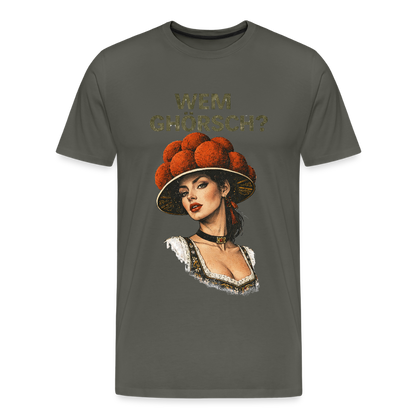 Wem ghörsch? – Schwarzwald Edition | Männer Premium T-Shirt - Asphalt