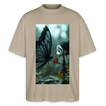 Mut für einen Moment | Stanley/Stella Oversized Unisex Bio T-Shirt Blaster - Steingrau