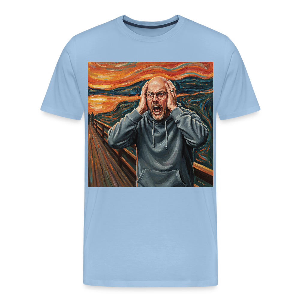 Der Schrei… wenn es wirklich reicht | Männer Premium T-Shirt - Sky