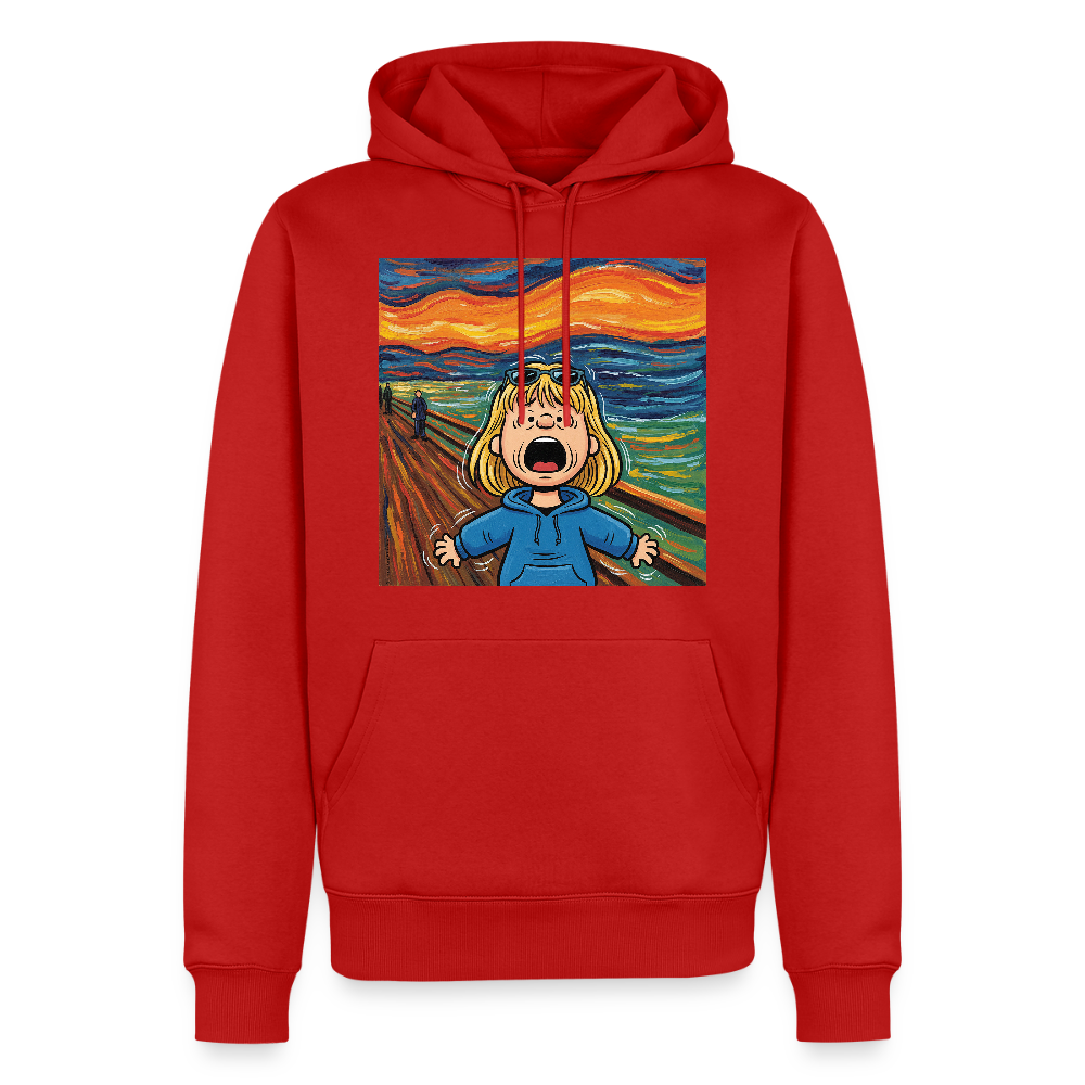 Der Schrei… manchmal bist du es selbst | Männer Premium Hoodie - Rot