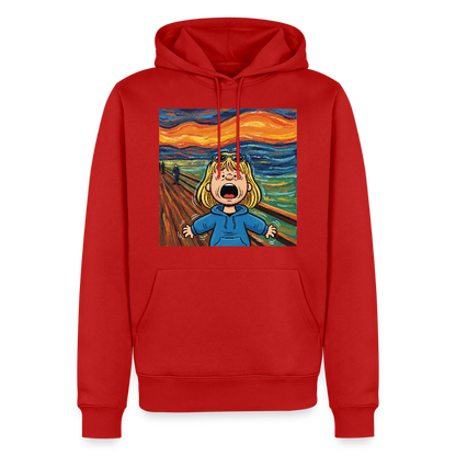 Der Schrei… manchmal bist du es selbst | Männer Premium Hoodie - Rot