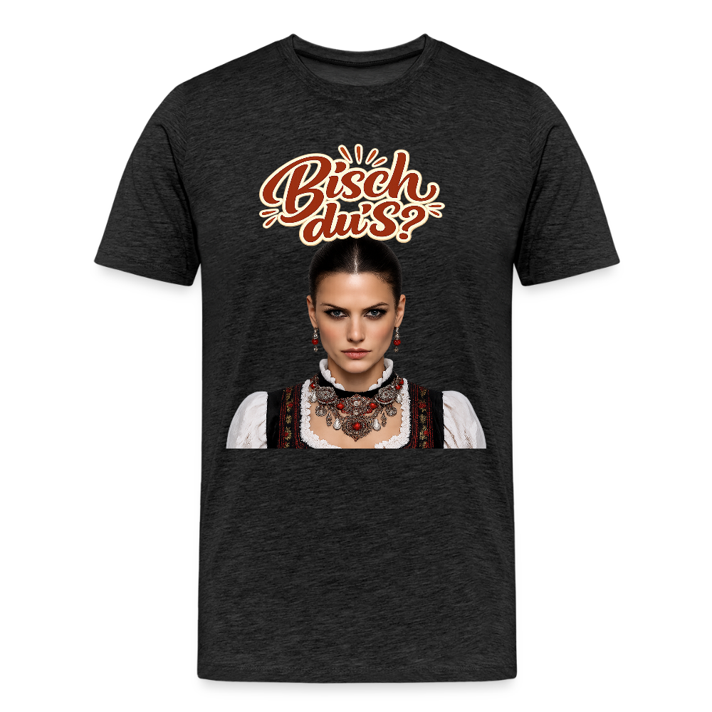 Schwarzwaldstolz – Sie weiß, wer sie isch | Männer Premium T-Shirt - Anthrazit