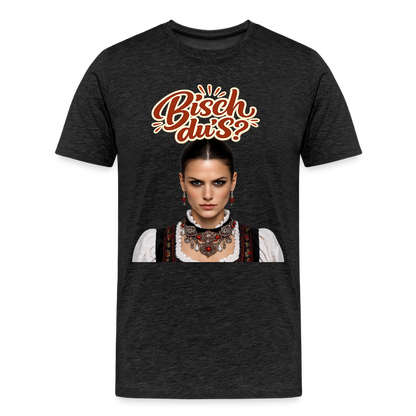 Schwarzwaldstolz – Sie weiß, wer sie isch | Männer Premium T-Shirt - Anthrazit