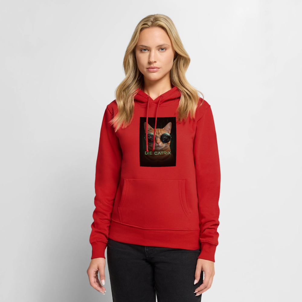 Die Catrix – Krümel erwacht | Frauen Premium Hoodie - Rot