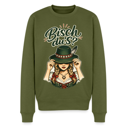 Bisch du’s? – Der Blick sagt alles |  Männer Premium Pullover - Khaki