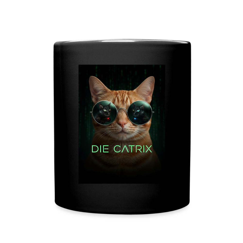 Die Catrix – Krümel erwacht | Tasse einfarbig - Schwarz