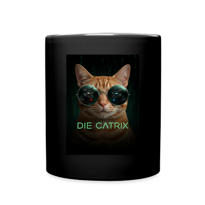 Die Catrix – Krümel erwacht | Tasse einfarbig - Schwarz