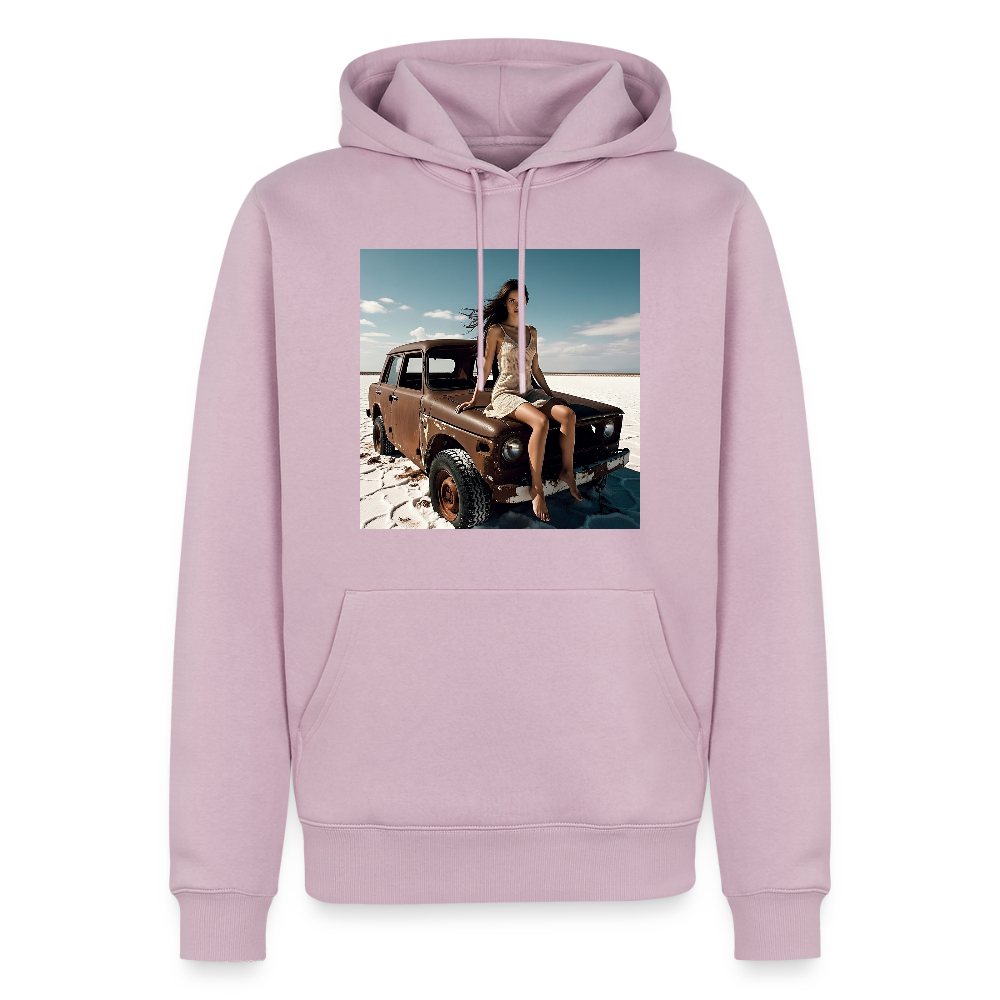 Warten auf irgendwas | Männer Premium Hoodie - Altrosa