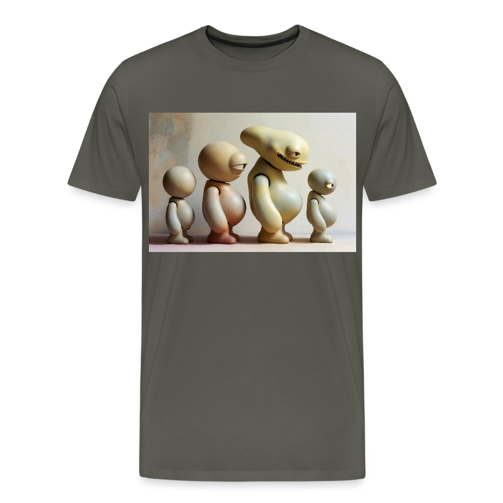 So wachsen wir also | Männer Premium T-Shirt - Asphalt