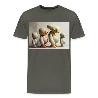 So wachsen wir also | Männer Premium T-Shirt - Asphalt