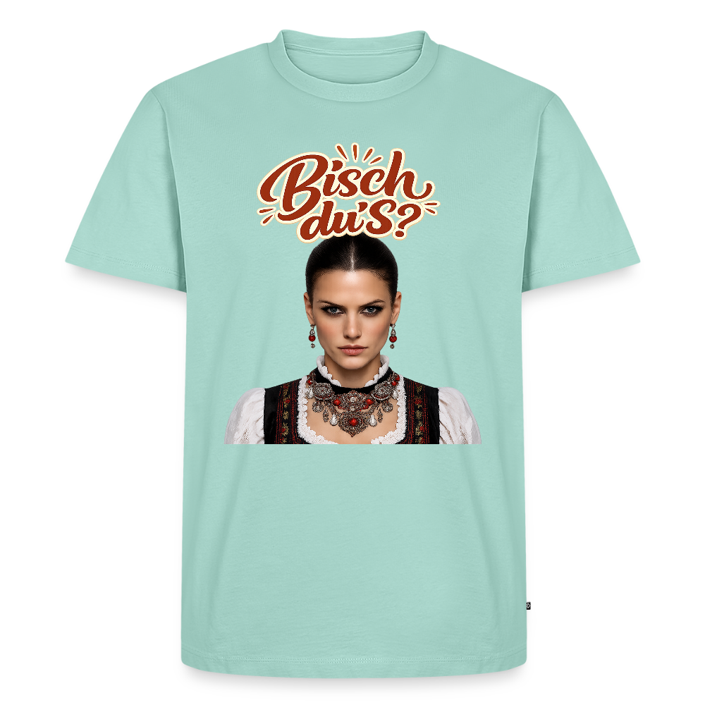 Schwarzwaldstolz – Sie weiß, wer sie isch | Männer Premium T-Shirt - Mint 