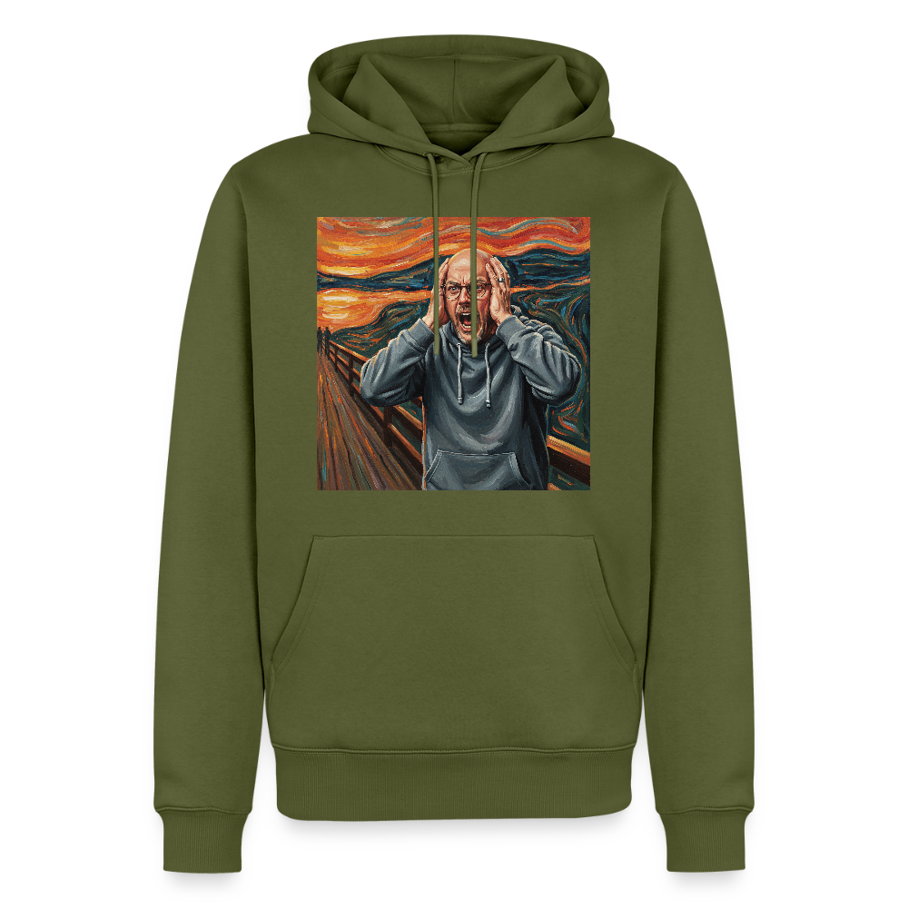 Der Schrei… wenn es wirklich reicht | Männer Premium Hoodie - Khaki