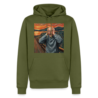 Der Schrei… wenn es wirklich reicht | Männer Premium Hoodie - Khaki