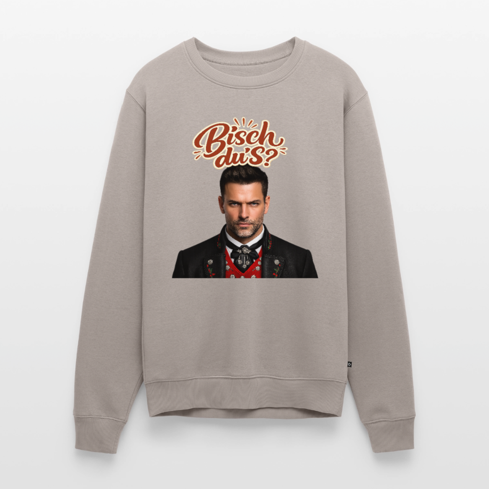 Bisch du’s? – Schwarzwaldkerl |  Männer Premium Pullover - Taupe
