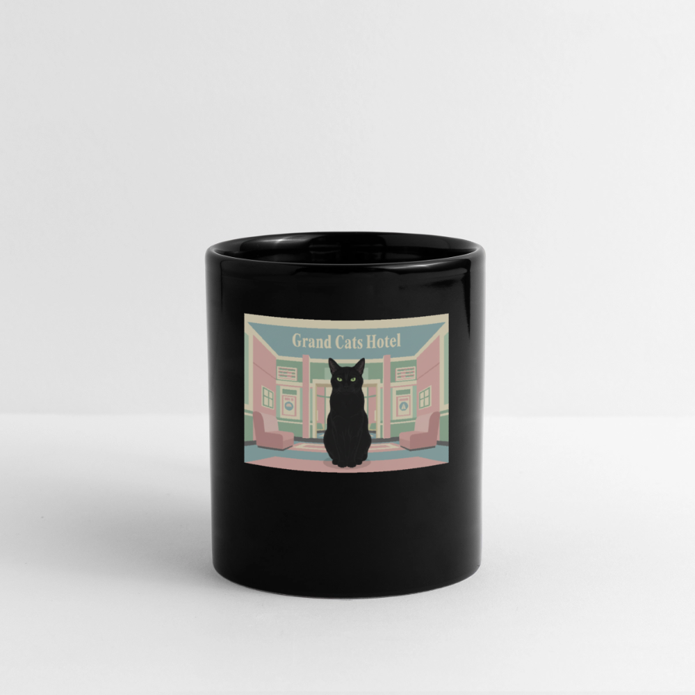Grand Hotel Krümel | Tasse einfarbig - Schwarz