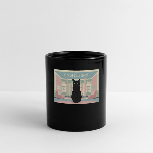 Grand Hotel Krümel | Tasse einfarbig - Schwarz