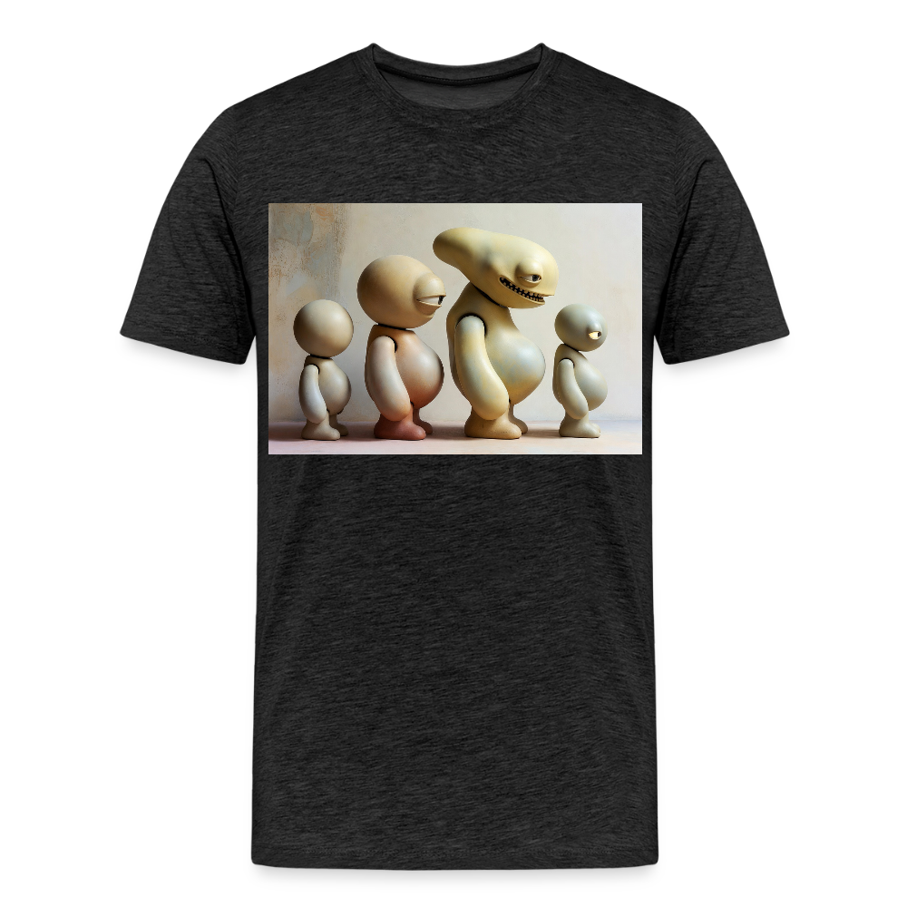 So wachsen wir also | Männer Premium T-Shirt - Anthrazit