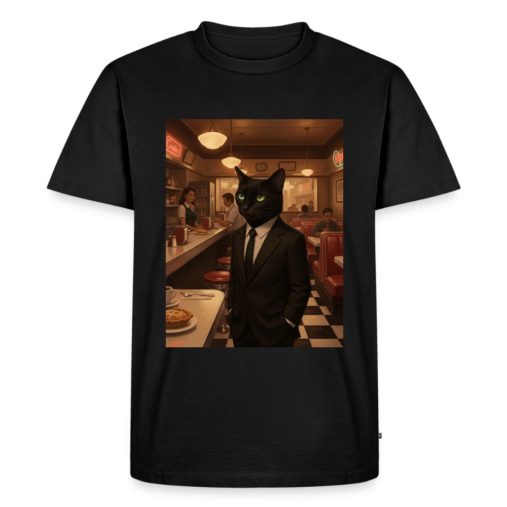 Krümel – Royale mit Pfote | Männer Premium T-Shirt - Schwarz