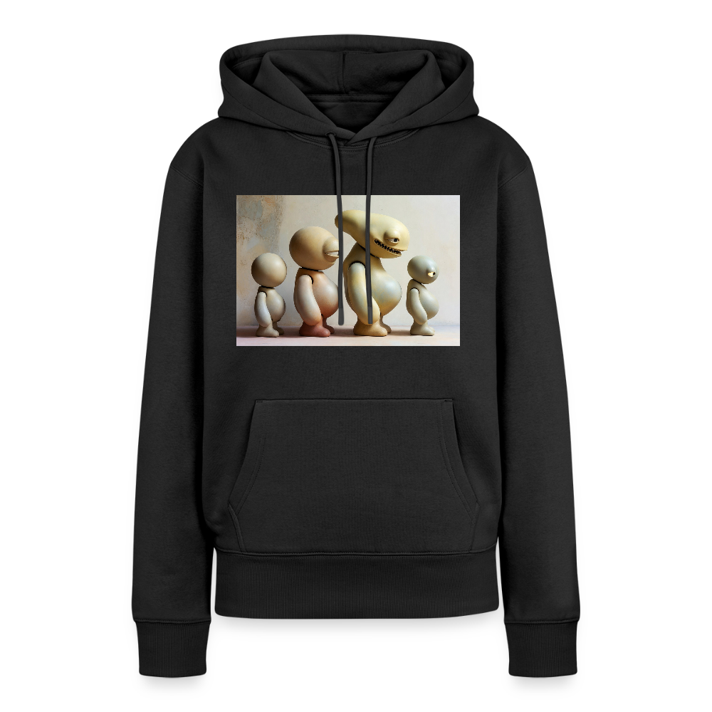 So wachsen wir also | Frauen Premium Hoodie - Schwarz