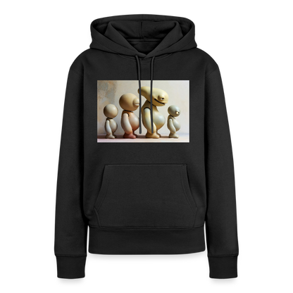 So wachsen wir also | Frauen Premium Hoodie - Schwarz