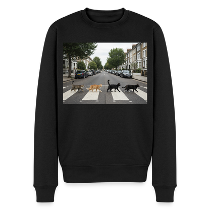 The Purrfect Crossing – Wir waren vor der Band da |  Männer Premium Pullover - Schwarz