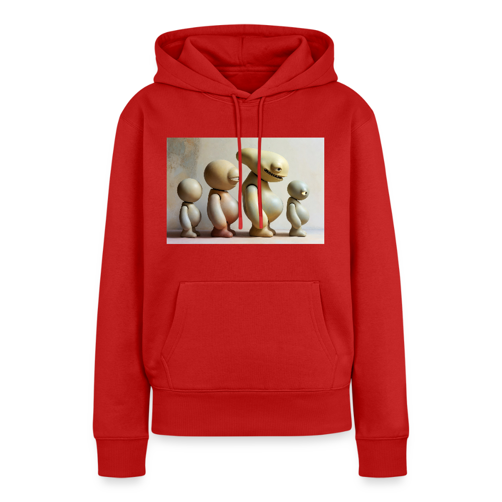 So wachsen wir also | Frauen Premium Hoodie - Rot