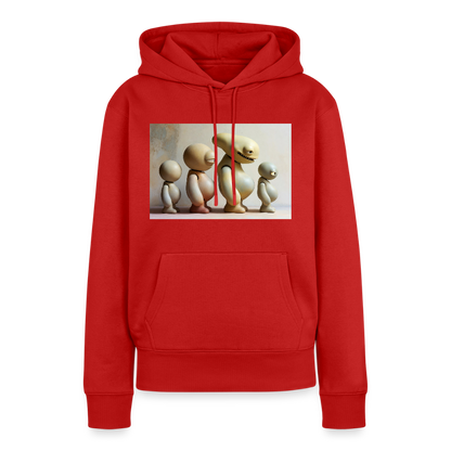 So wachsen wir also | Frauen Premium Hoodie - Rot