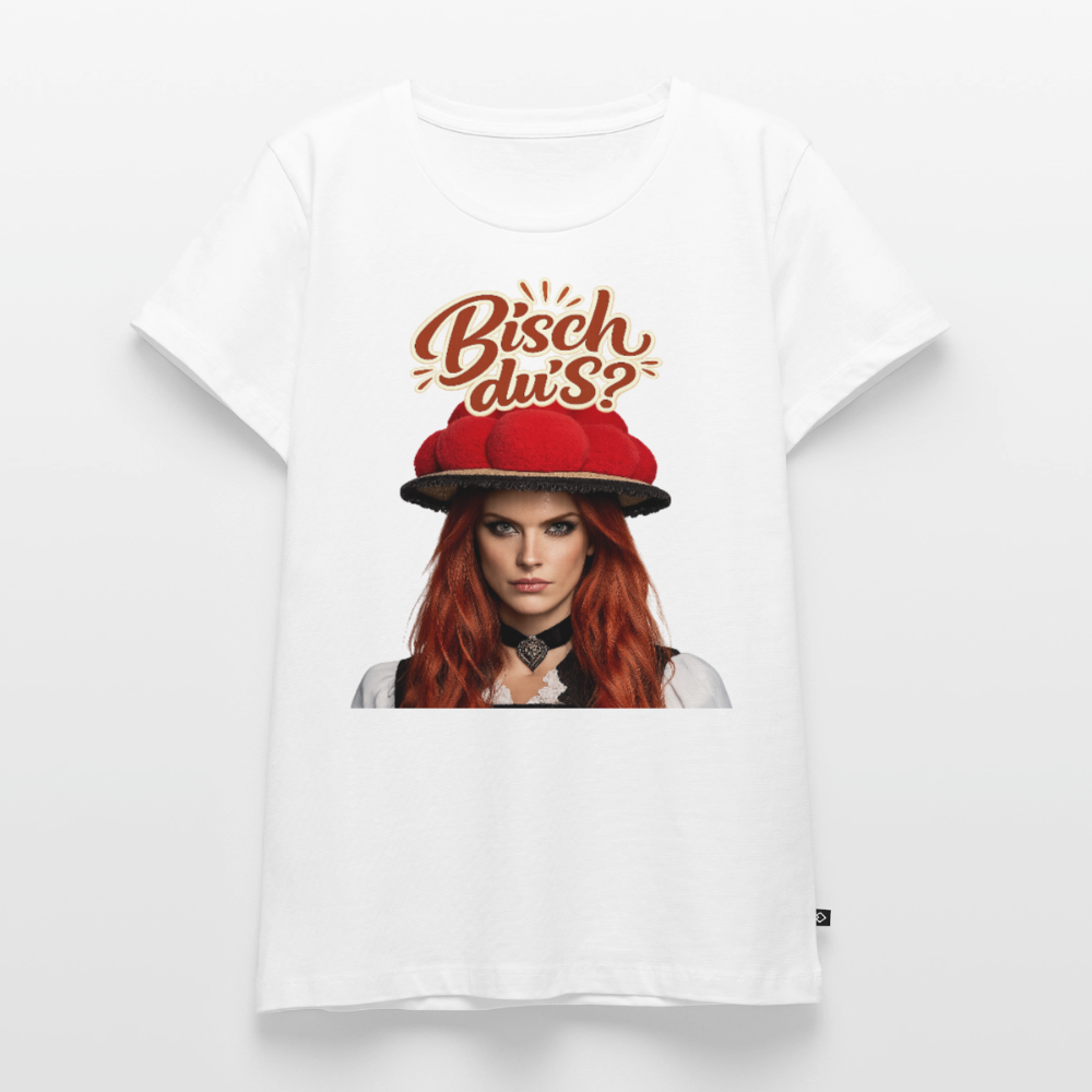 Bisch du’s? – Schwarzwaldmädel | Frauen Premium T-Shirt - Weiß