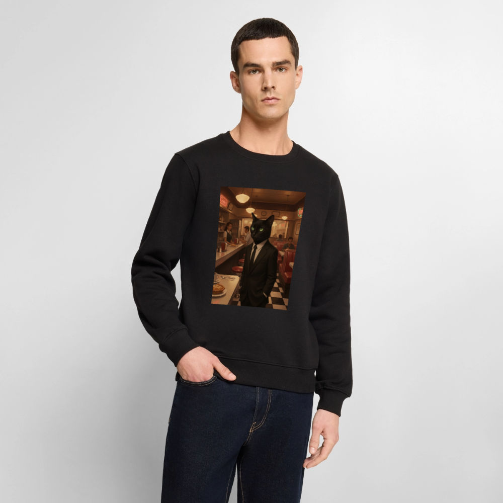 Krümel – Royale mit Pfote |  Männer Premium Pullover - Schwarz