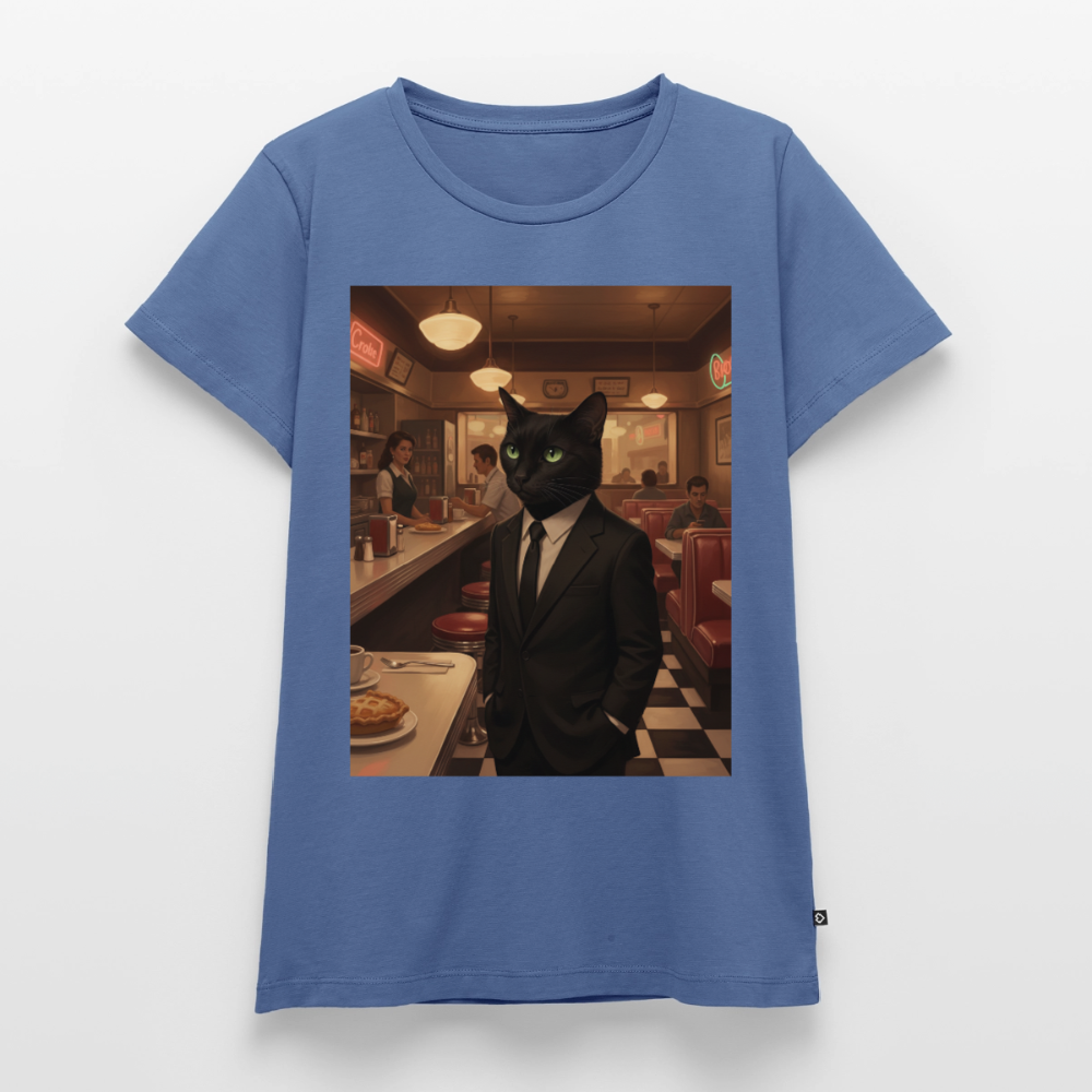Krümel – Royale mit Pfote | Frauen Premium T-Shirt - Taubenblau