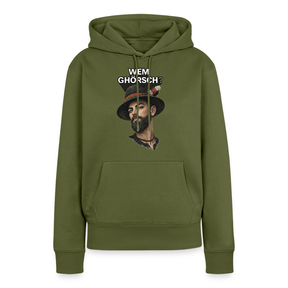 Wem ghörsch? – Alemannische Klärung | Frauen Premium Hoodie - Khaki