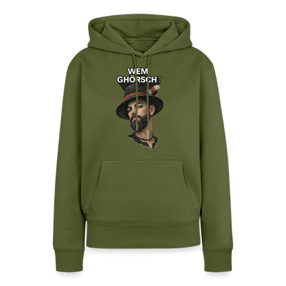 Wem ghörsch? – Alemannische Klärung | Frauen Premium Hoodie - Khaki