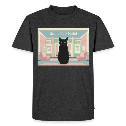 Grand Hotel Krümel | Männer Premium T-Shirt - Anthrazit meliert