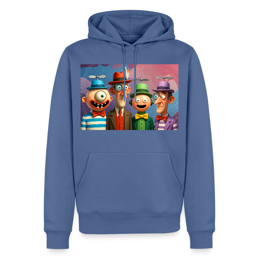Gedankenkreise auf Hochtouren | Männer Premium Hoodie - Taubenblau