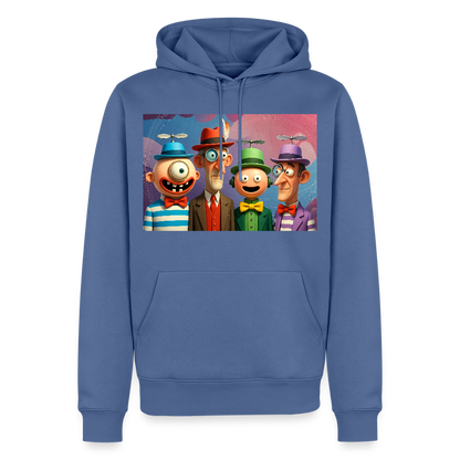 Gedankenkreise auf Hochtouren | Männer Premium Hoodie - Taubenblau