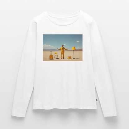 Alles im Griff (theoretisch) | Frauen Premium Bio Langarmshirt - Weiß