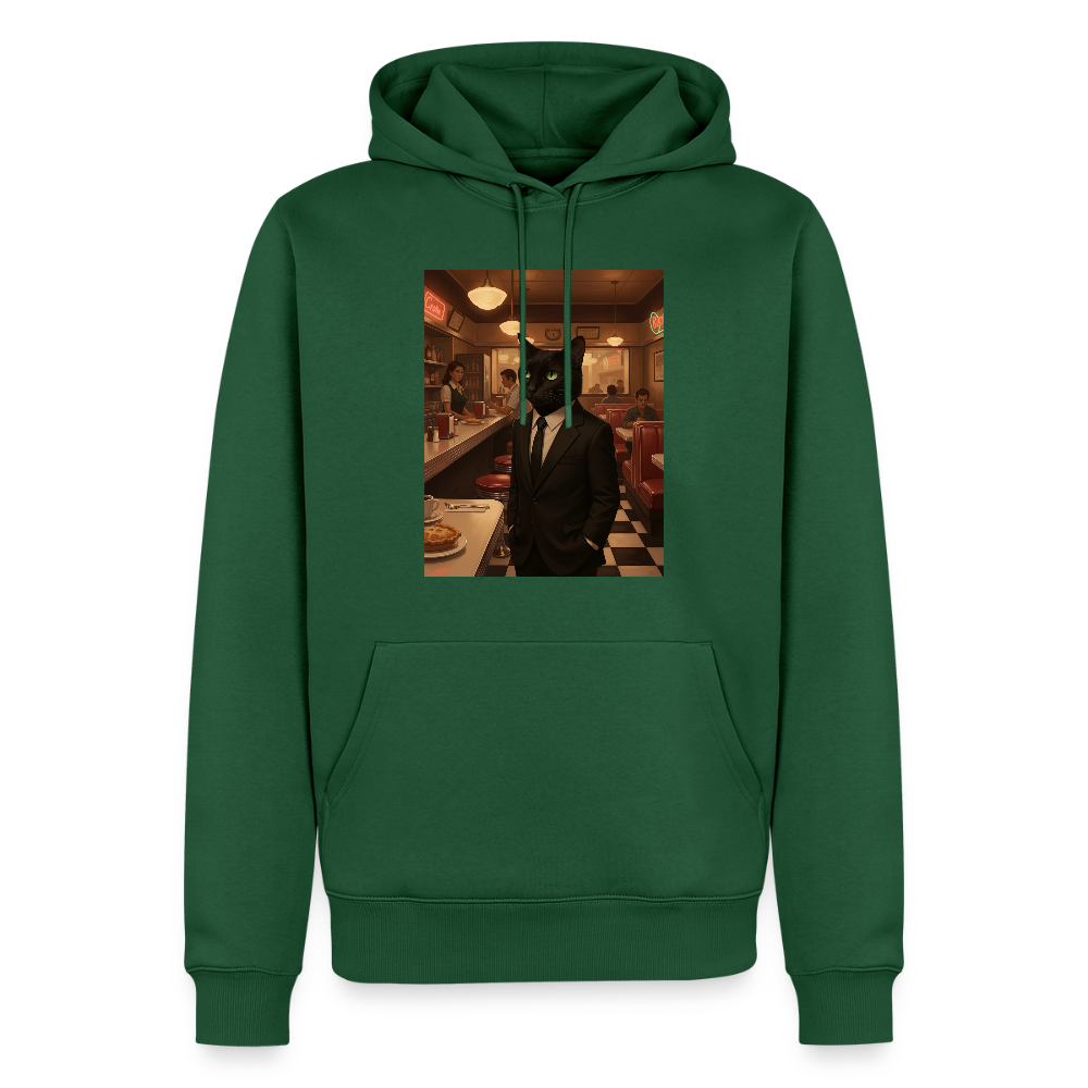 Krümel – Royale mit Pfote | Männer Premium Hoodie - Flaschengrün