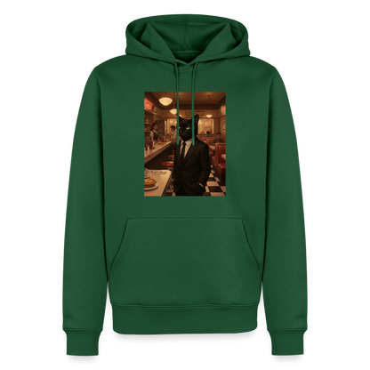 Krümel – Royale mit Pfote | Männer Premium Hoodie - Flaschengrün