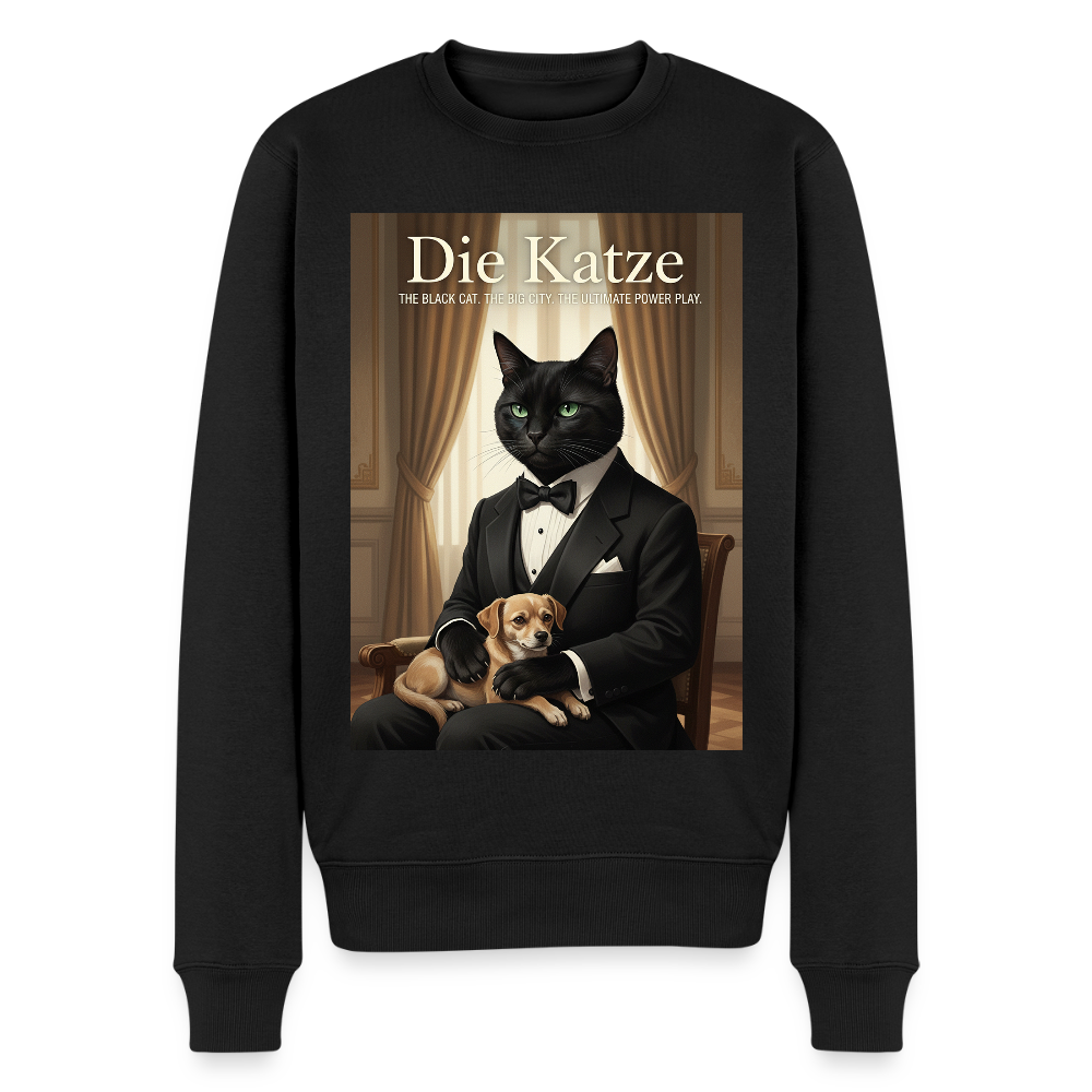 Die Katze – Krümel regelt das |  Männer Premium Pullover - Schwarz
