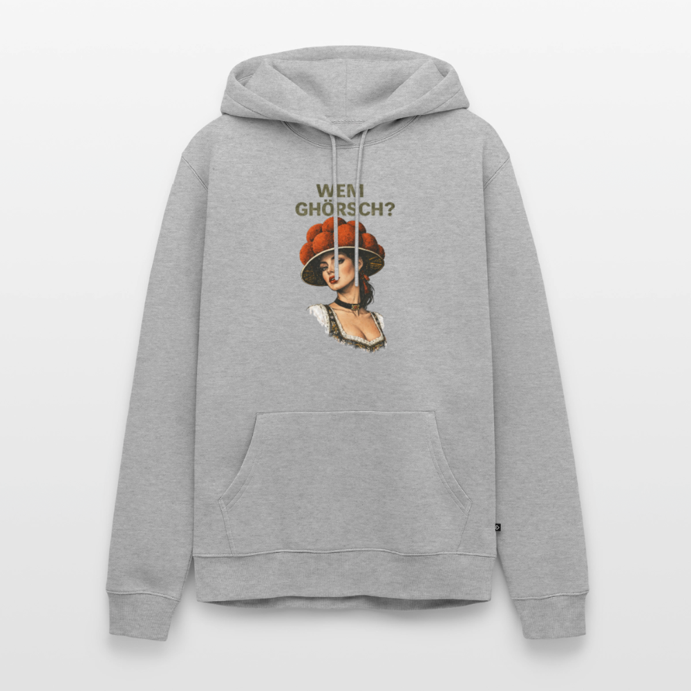 Wem ghörsch? – Schwarzwald Edition | Männer Premium Hoodie - Grau meliert