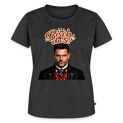 Bisch du’s? – Schwarzwaldkerl | Frauen Premium T-Shirt - Anthrazit meliert